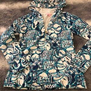Lilly Pulitzer Hooded Skipper Popover